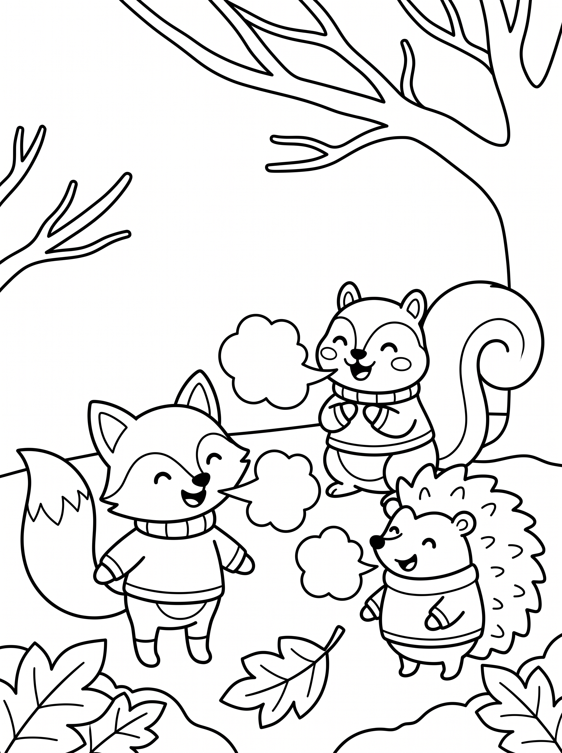First Frost Morning Coloring Page